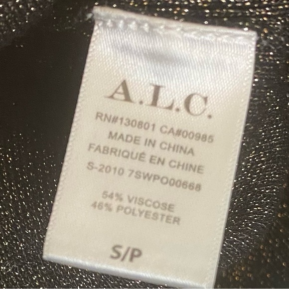 A.L.C. Samuel Metallic Puff Sleeve Sweater - Picture 9 of 9